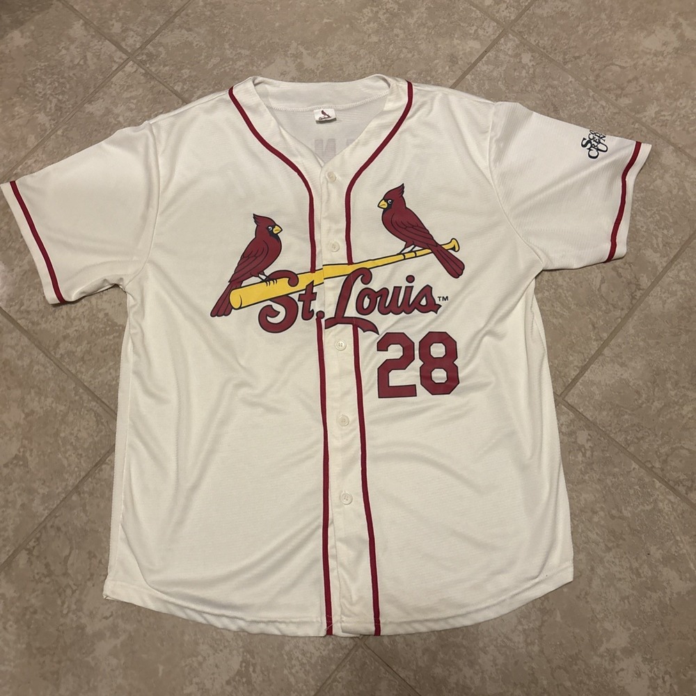 STL Cardinals Scott Credit Union Jersey #28 Arenado XL Unisex
